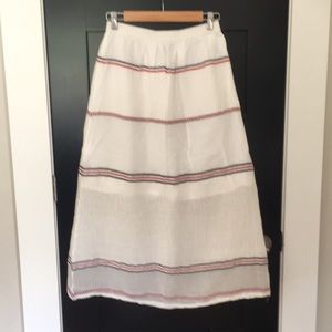 Tommy Hilfiger Long Skirt with Panels and Trim XS